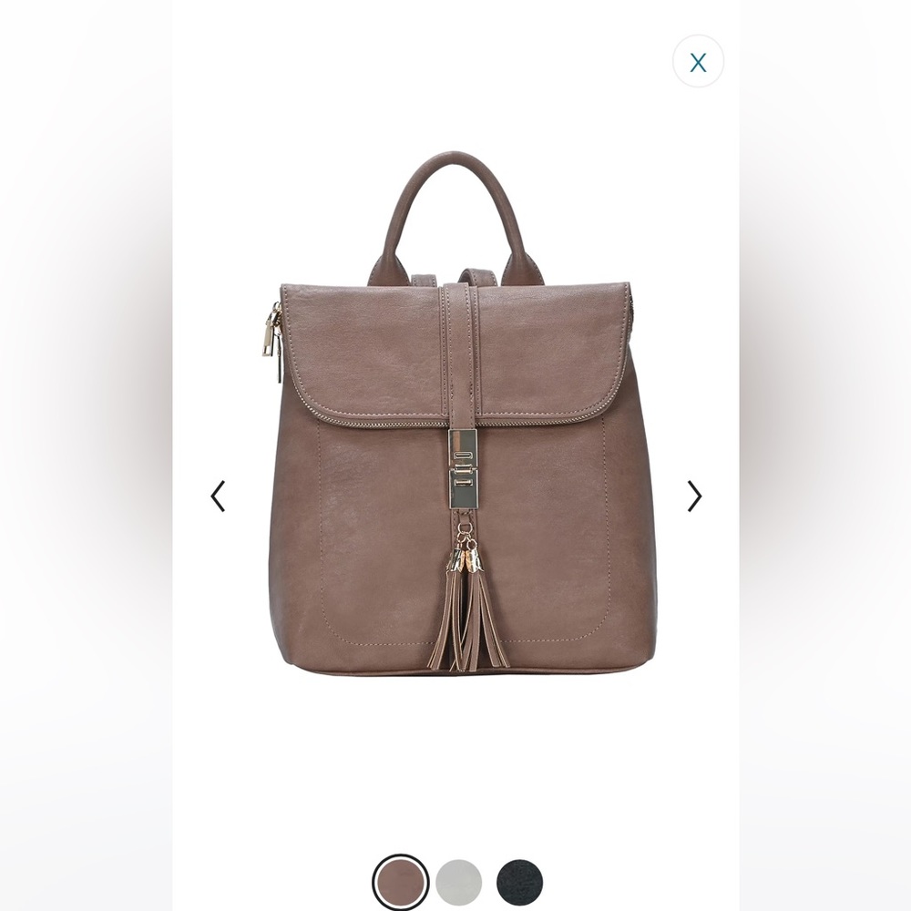 Miztique leather backpack -**** Like new ****